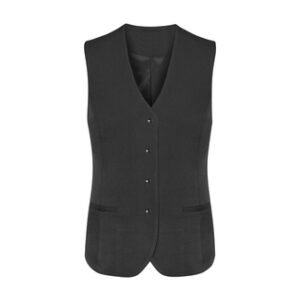 Women’s Cool Stretch Suiting Longline Vest – Charcoal