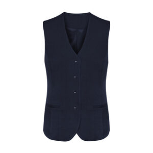 Women’s Cool Stretch Suiting Longline Vest – Navy