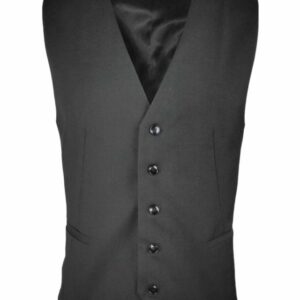 Men’s Vest – Charcoal Wool Blend
