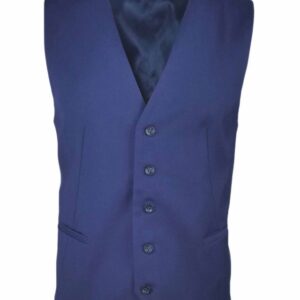 Men’s Vest – Royal Blue Wool Blend